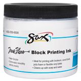 Tinta De Impressão Em Bloco Solúvel Em Água Sax True Flow 473ml Branca