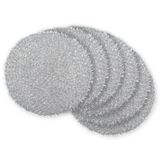 Conjunto De Tapetes Americanos Dii Classic, Tecido Redondo, 15 Cm De Diâmetro, 6 Peças