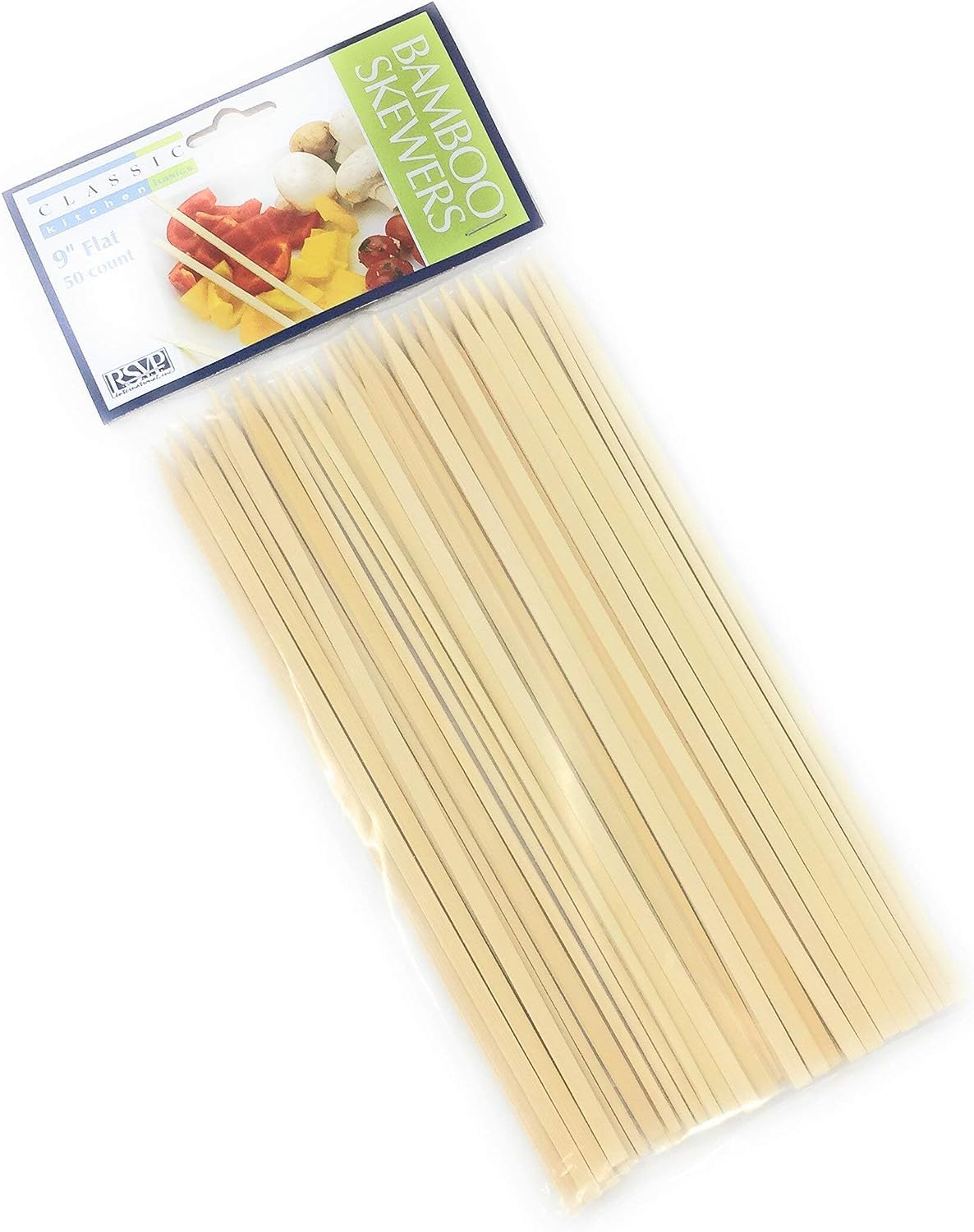 Espetos De Churrasco Rsvp International Bamboo 23 Cm E 50 Unidades