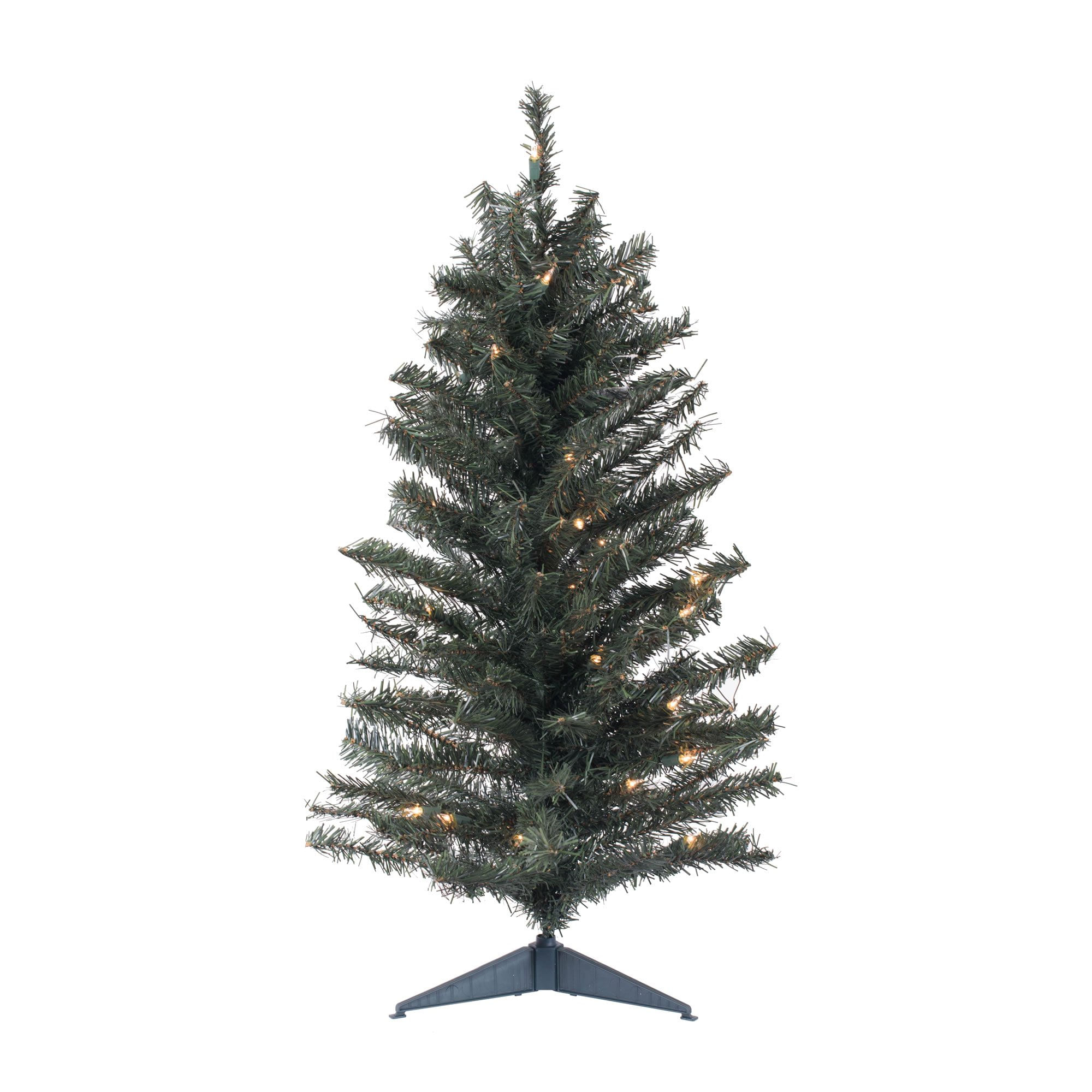 Árvore De Natal Vickerman Canadian Pine 36cm Com Luzes