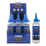 Cola De Silicone Bazic Impermeável Resistente A Rachaduras De 100 Ml (pacote Com 12)