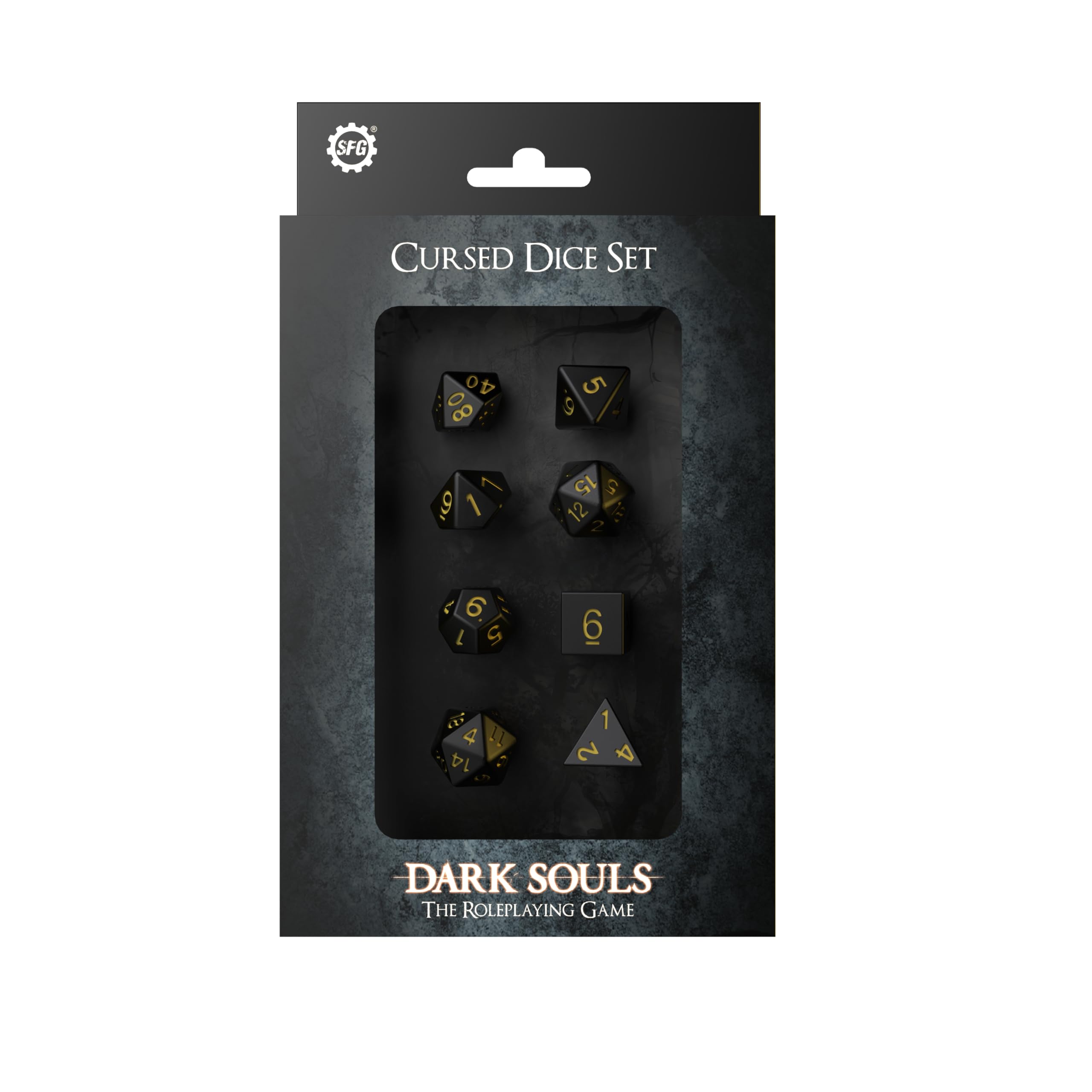 Conjunto De Dados Steamforged Games Dark Souls The Roleplaying Game Cursed