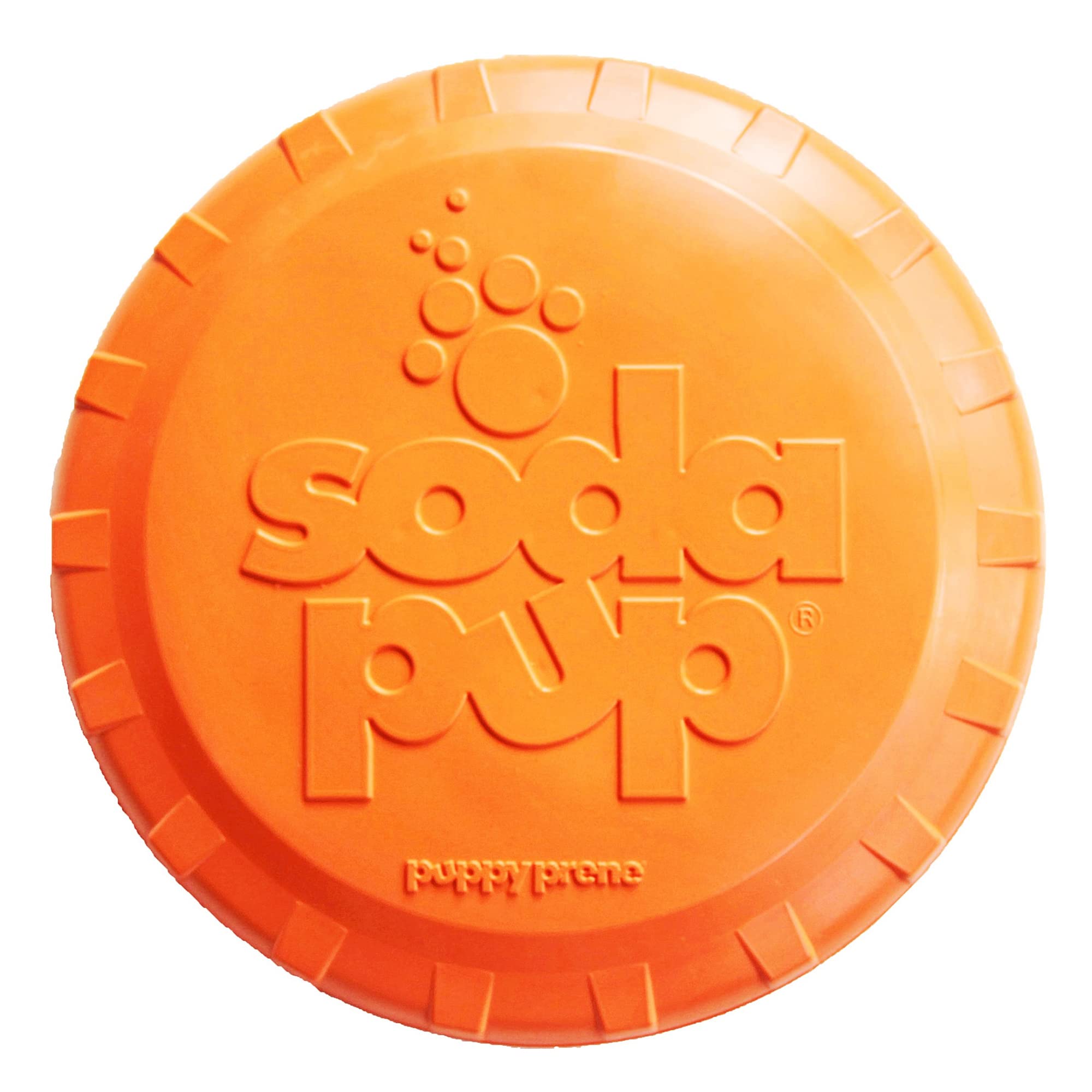 Toy Sodapup Bottle Top Durable Flyer Rubber