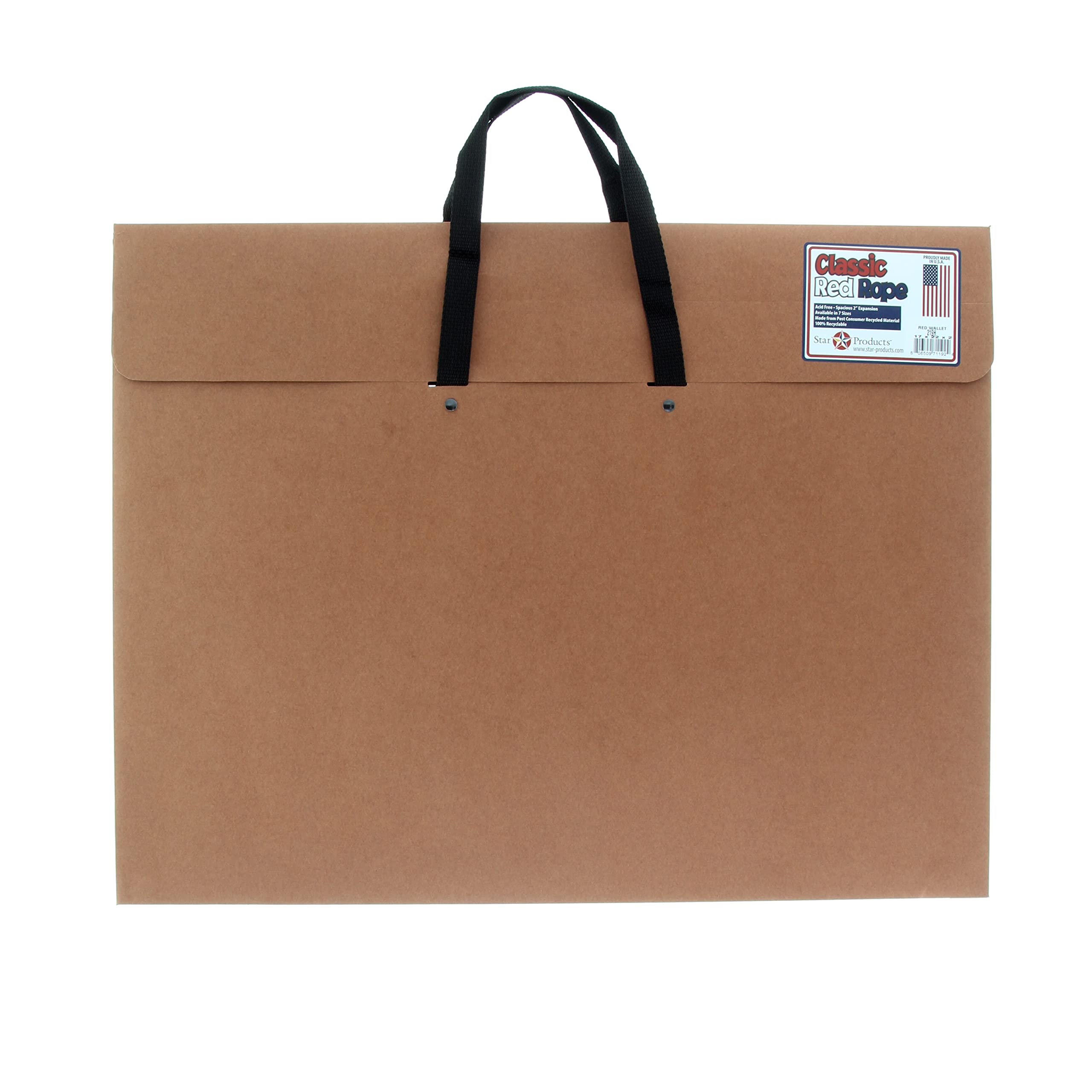 Carteira De Transporte Star E22h 43,18 Cm X 55,88 Cm Red Fiber Stock