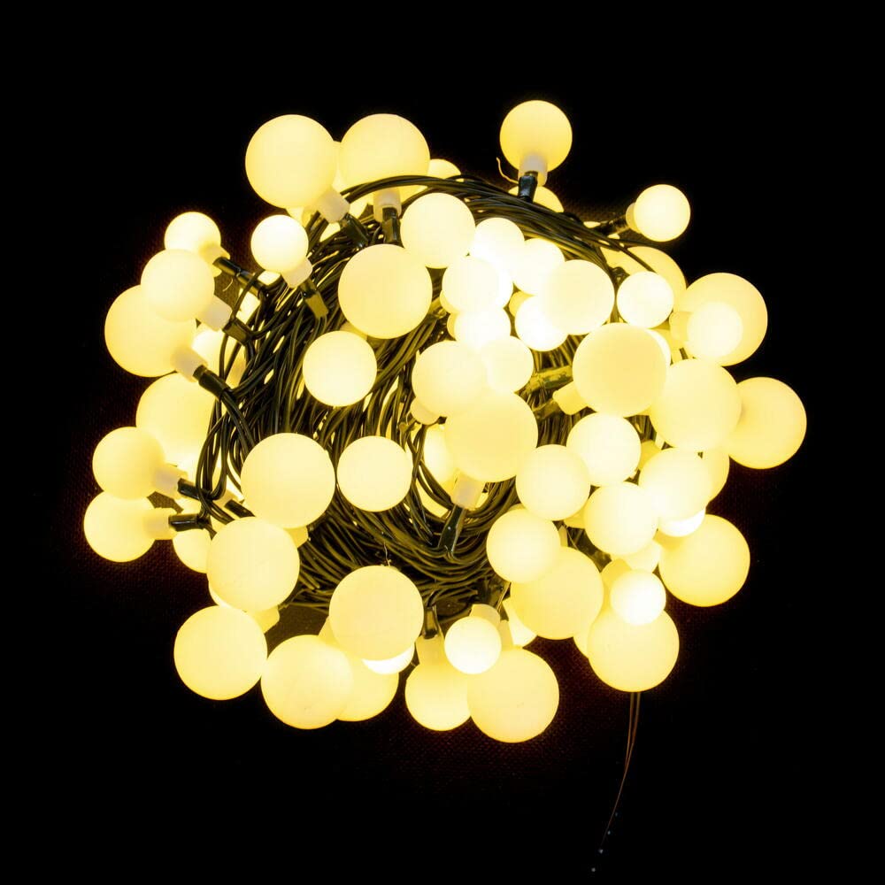 Conjunto De Luzes Cherry Vickerman 100 Warm White Led Interno/externo