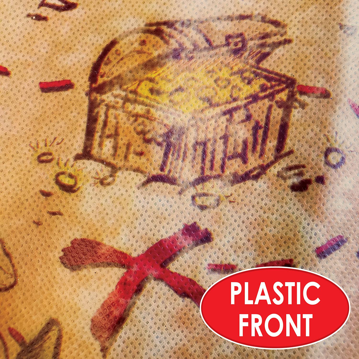 Acessório De Festa Beistle Plastic Treasure Map (1 Unidade