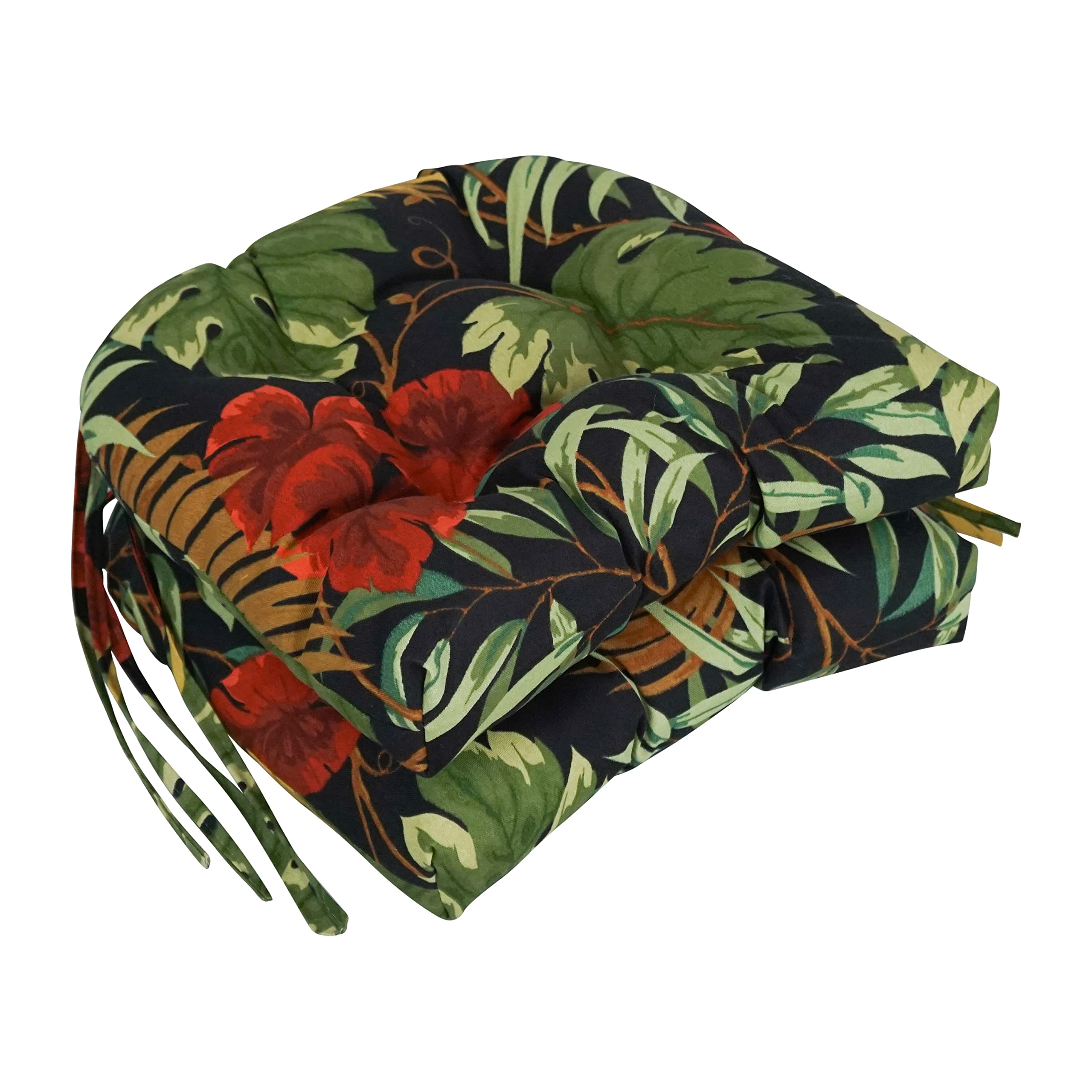 Almofada De Cadeira Blazing Needles Outdoor Com Encosto Arredondado 40x40cm