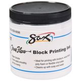 Tinta De Impressão Em Bloco Sax White 240ml Para Papel De Madeira De Linóleo