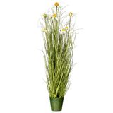 Grama Verde Artificial E Margaridas Vickerman Everyday 37"
