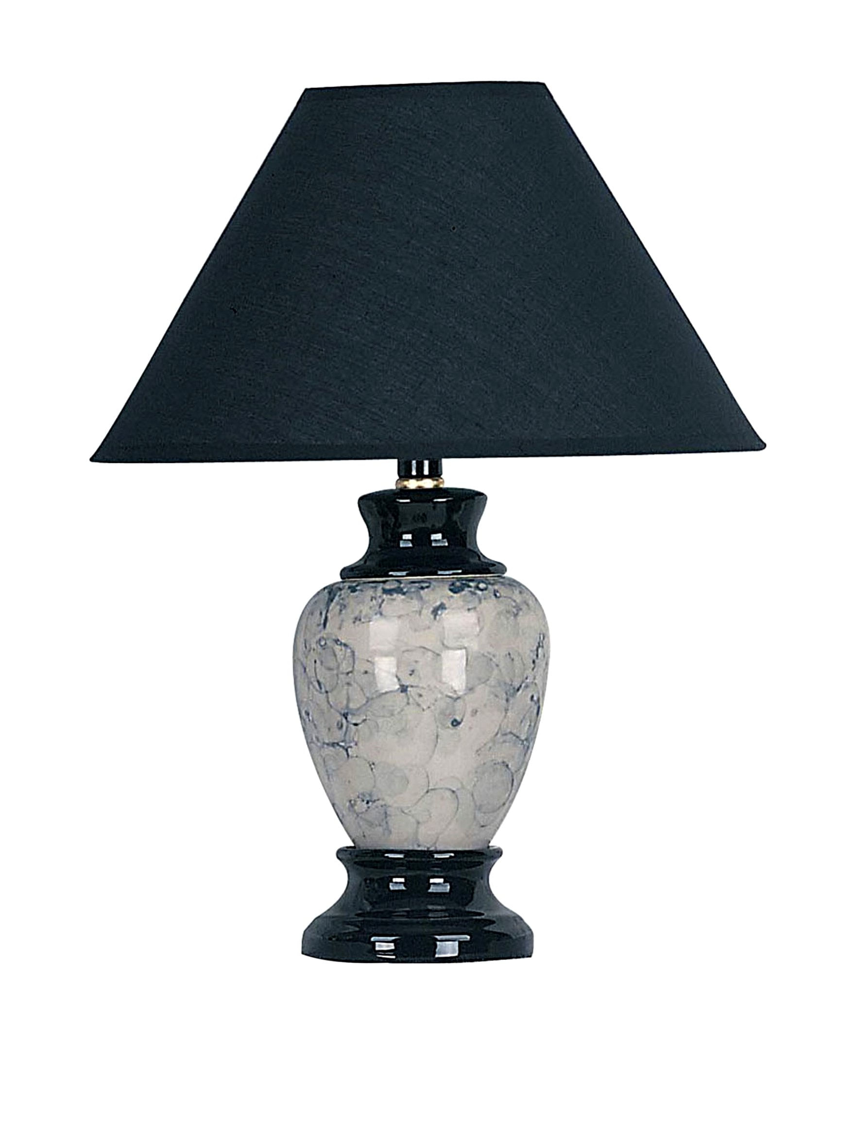 Candeeiro De Mesa Ore International 609 Ceramic Marble-like 13cm