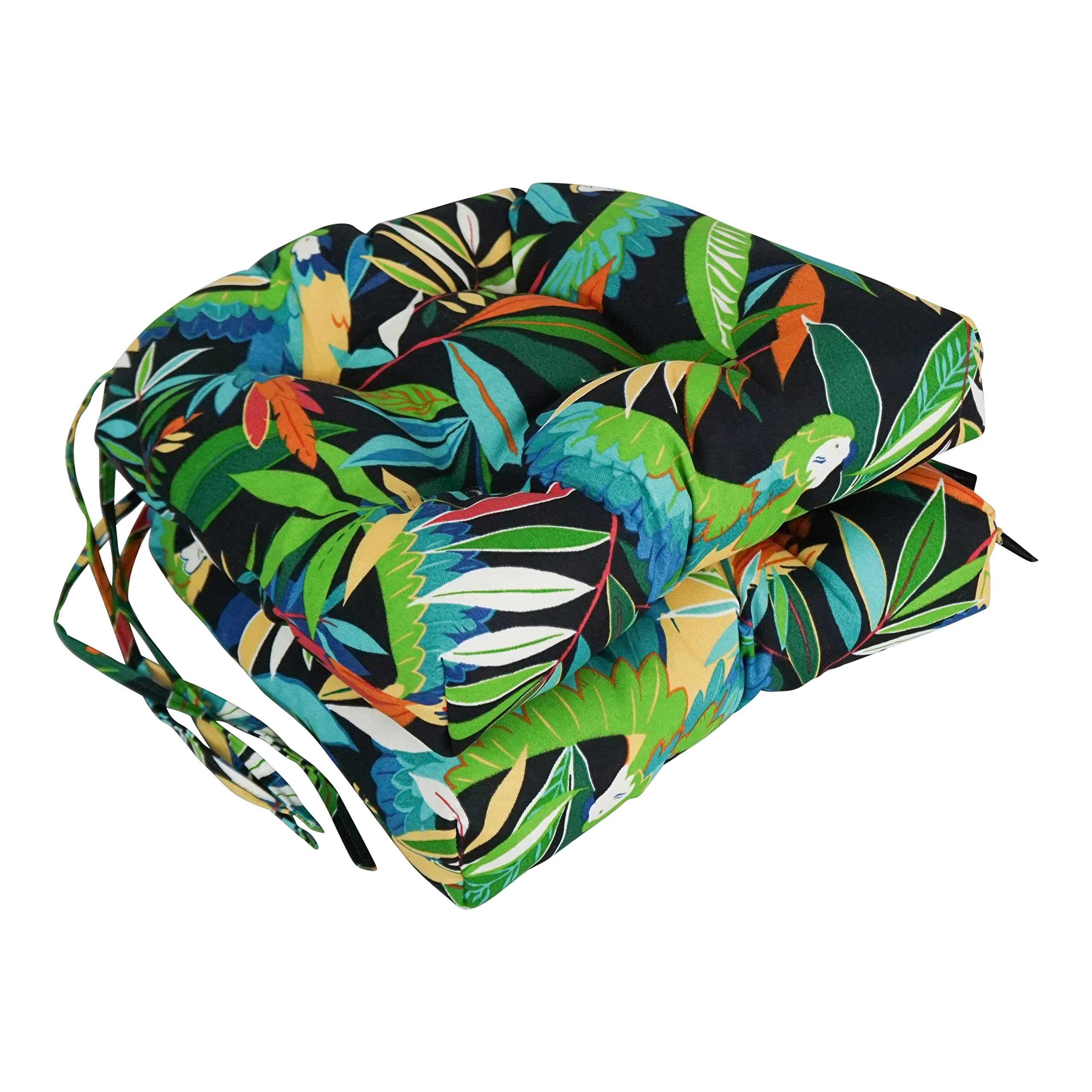 Almofada De Cadeira Blazing Needles Outdoor, Encosto Arredondado, 16 Cm, 2 Unidades