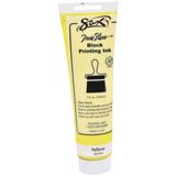 Tinta De Impressão Em Bloco Sax True Flow Solúvel Em Água 150 Ml Amarela