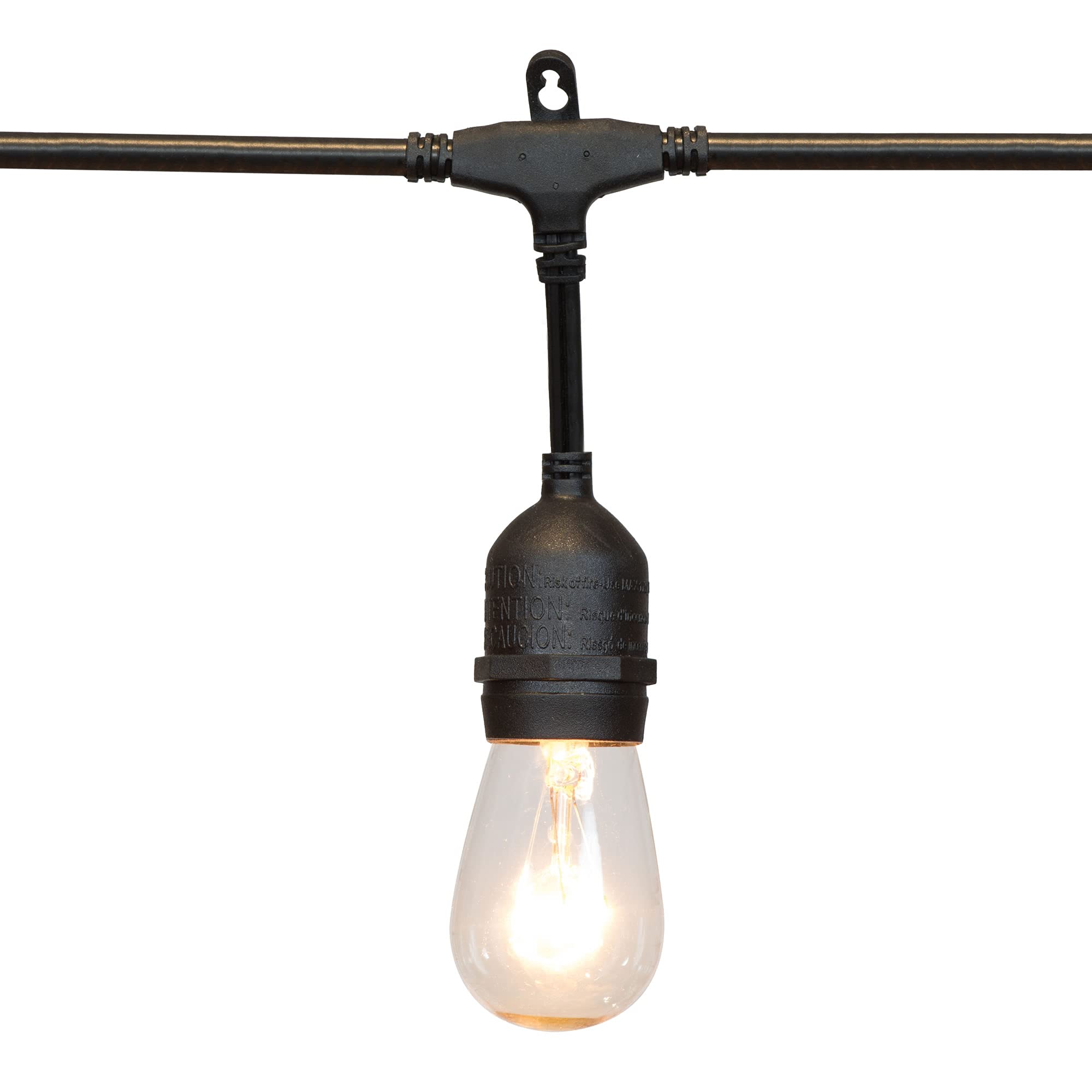 Conjunto De Luzes De Pátio De Natal Vickerman 12 Clear S14