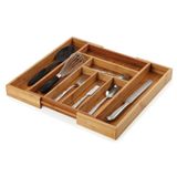 Organizador De Gavetas Heim Concept, Bandeja De Talheres De Bambu