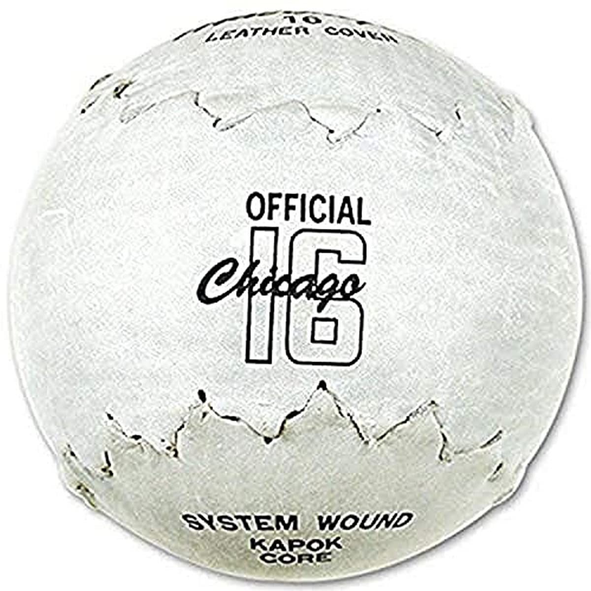 Softball Macgregor Chicago Em Couro De 16 Polegadas