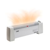 Aquecedor De Ambiente De Rodapé Ez-heat 1.500w Com Termostato 150m²