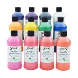 Tinta Acrílica Sax Fluid 473ml Para Escolas E Artes 12 Cores