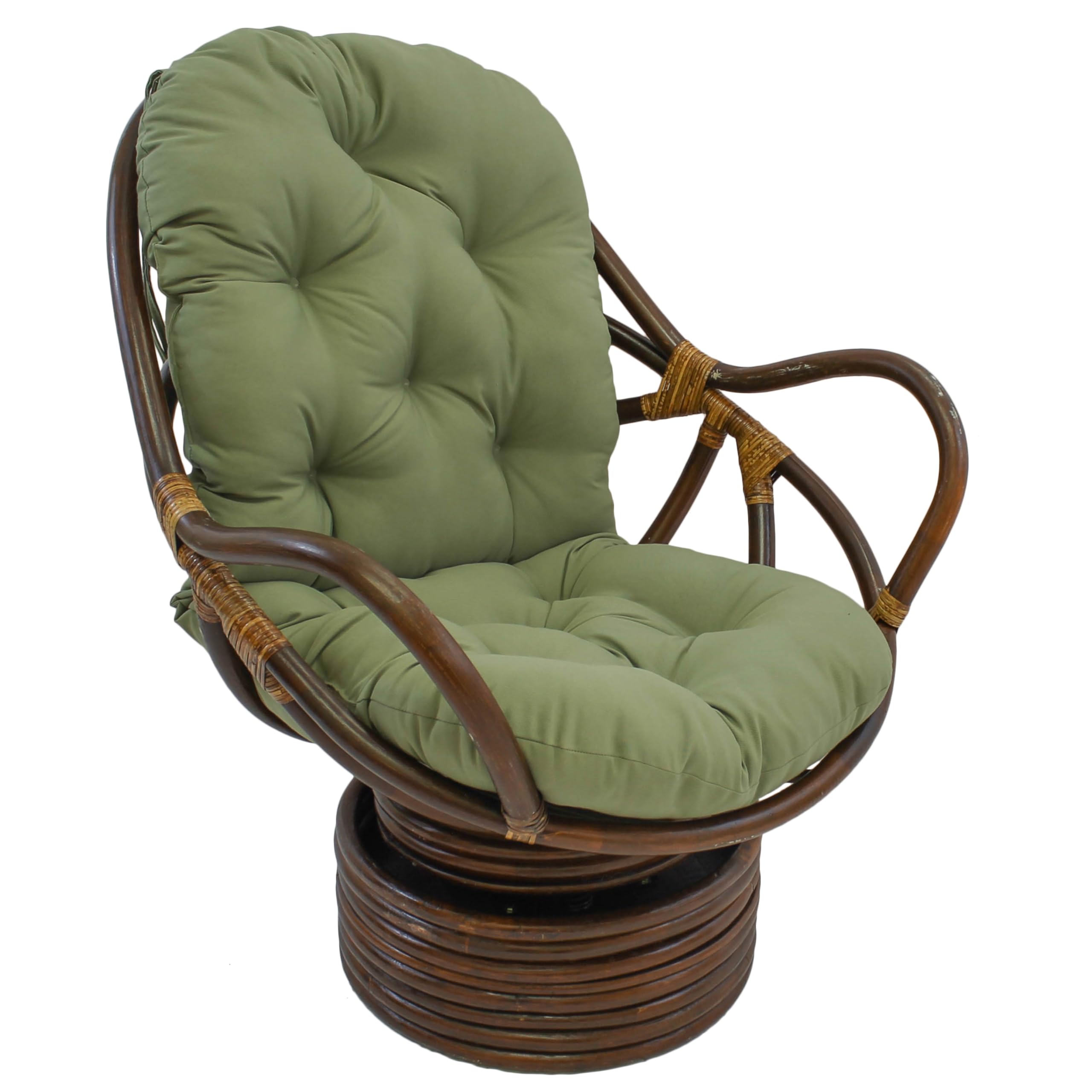 Almofada De Cadeira Blazing Needles Solid Twill Swivel Rocker Sage