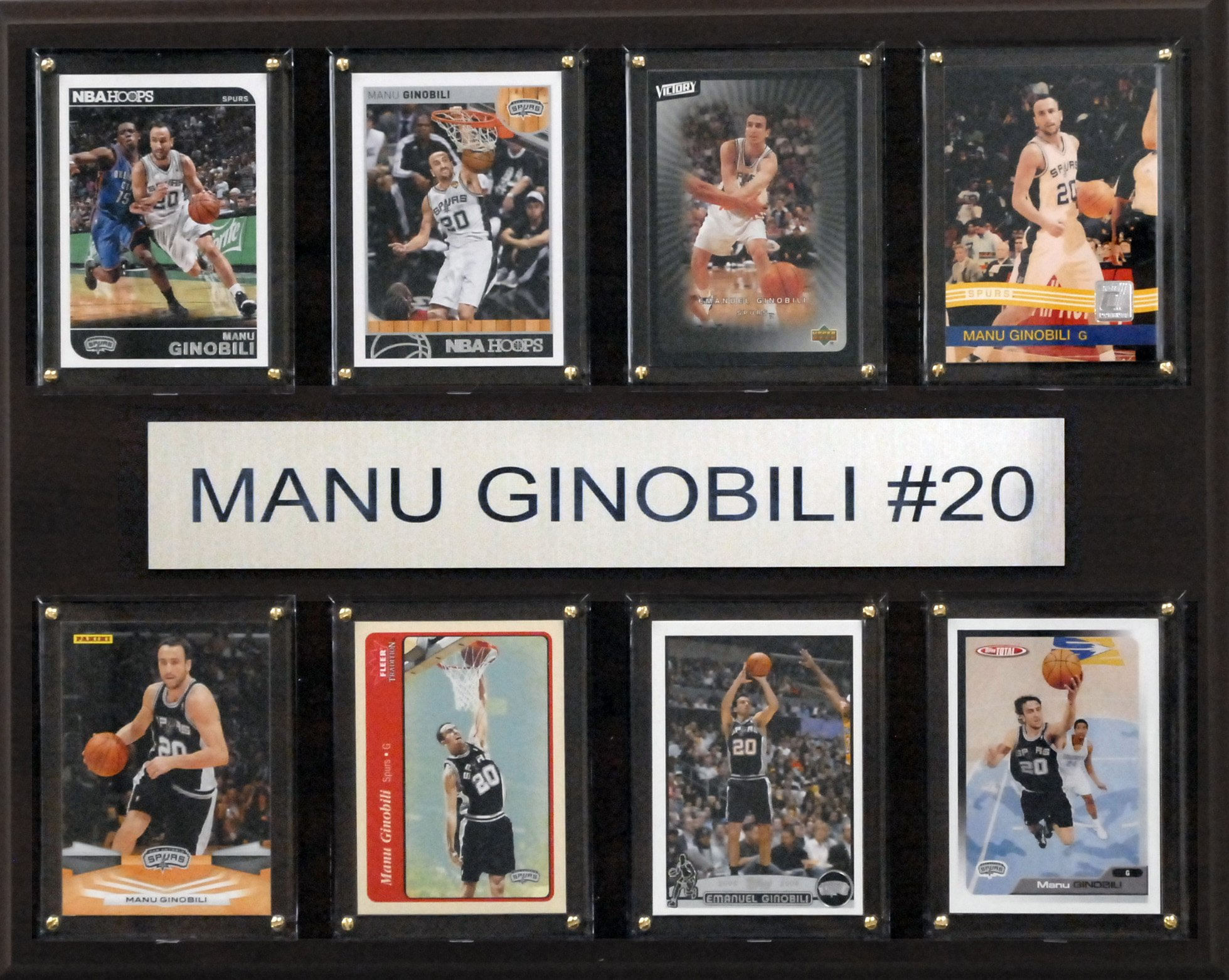 Placa Colecionável C&amp;i Do Nba San Antonio Spurs Manu Ginobili