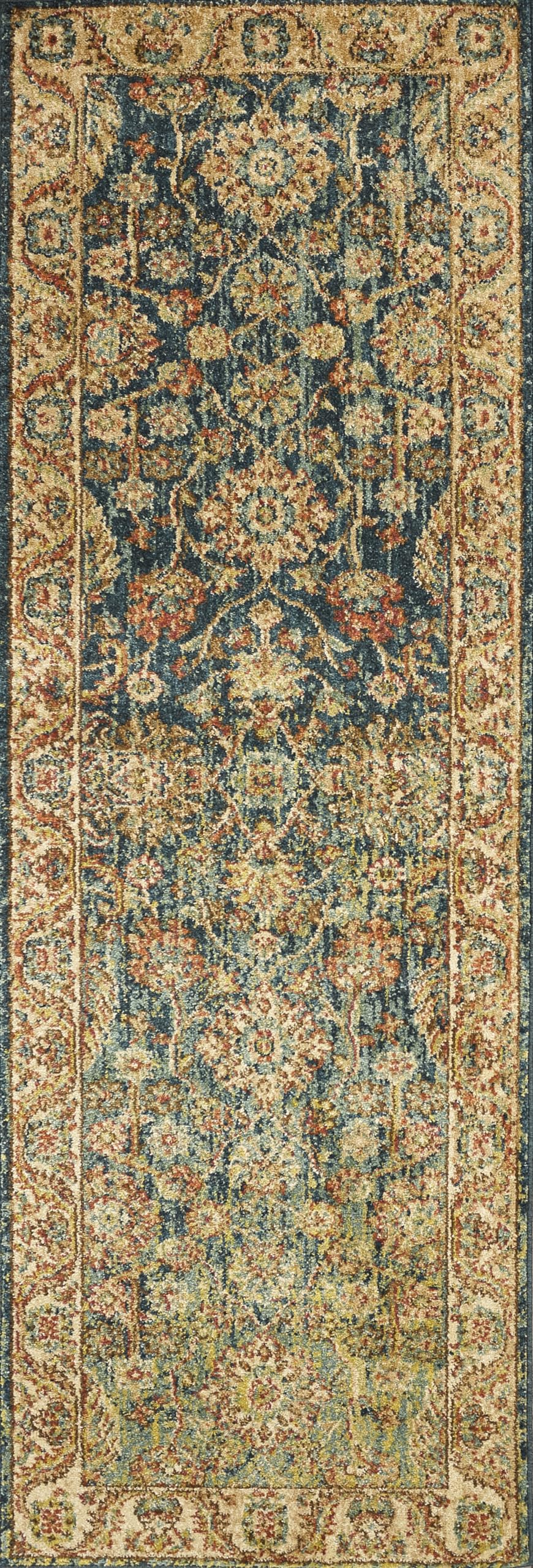 Tapete Area Kas Rugs Casablanca Vintage Traditions Midnight