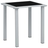 Mesa De Pátio Ao Ar Livre Vidaxl Modern Design Steel Frame