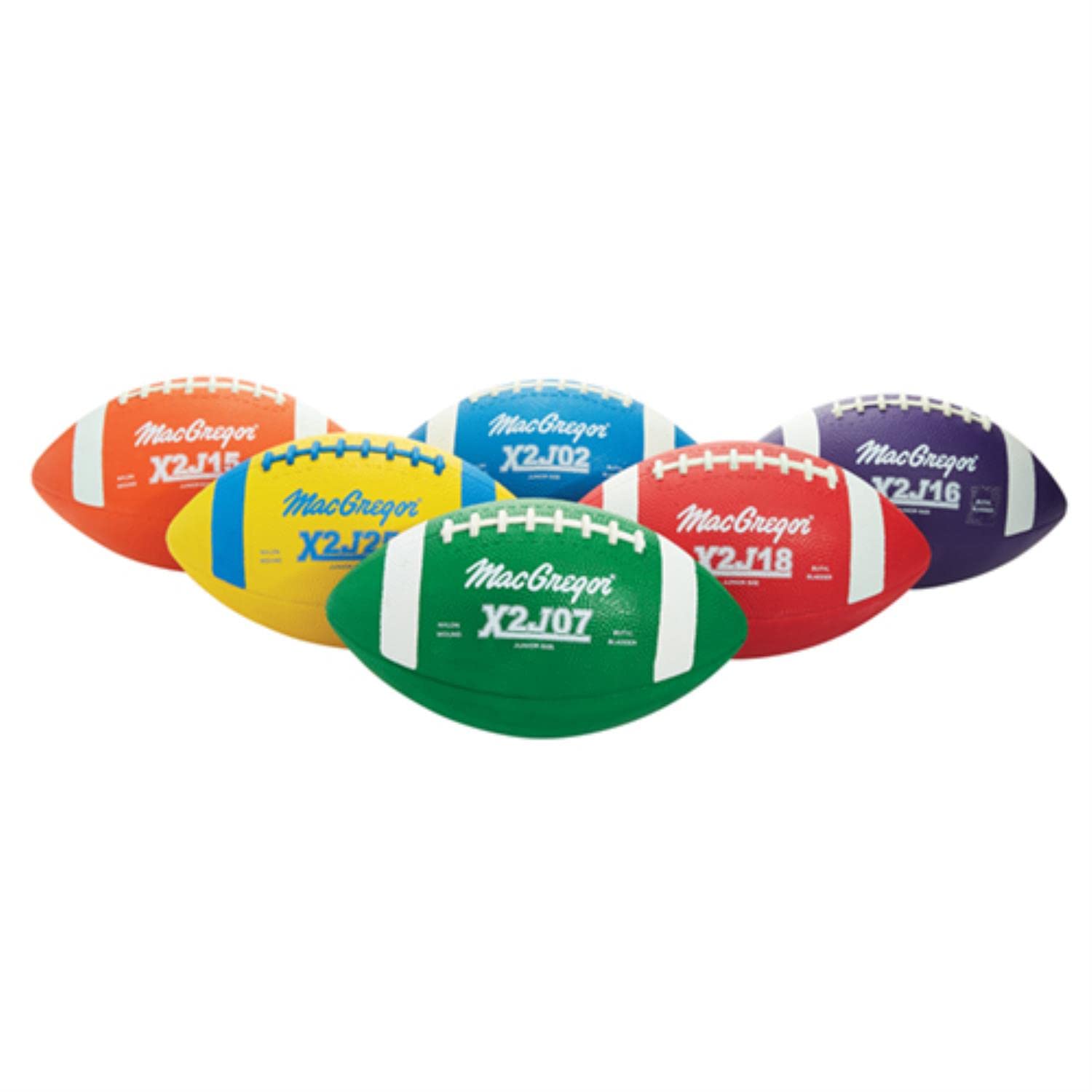 Conjunto De 6 Multicoloridos Tamanho Football Macgregor Junior