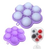 Forma Gelo Silicone Esfera Drink Whisky Molde Redondo Cha