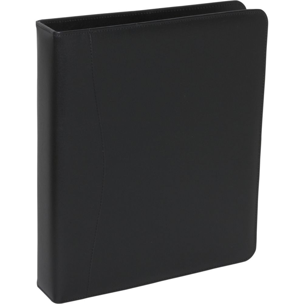 Ring Binder Royce Leather De 1,5 Polegadas Em Preto