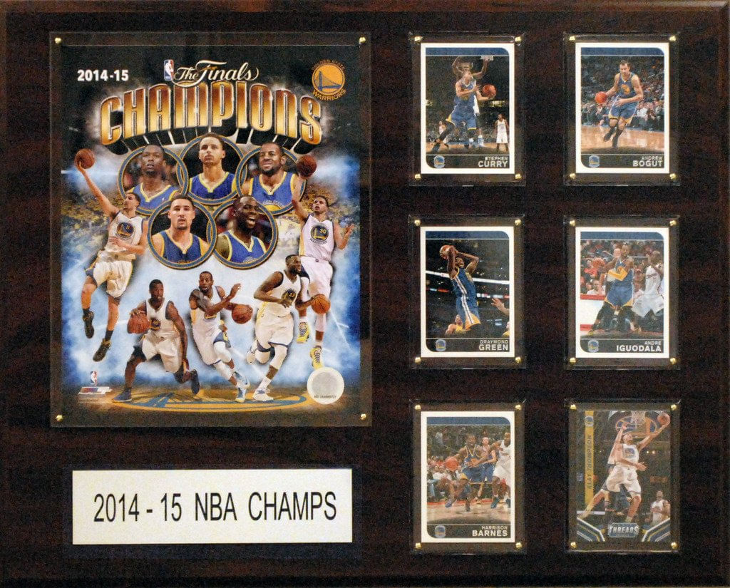 Placa Colecionável C&amp;i Golden State Warriors 2014-2015