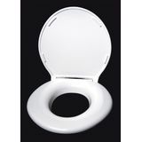 Assento Sanitário Big John De Alta Capacidade De Peso Branco Brilhante