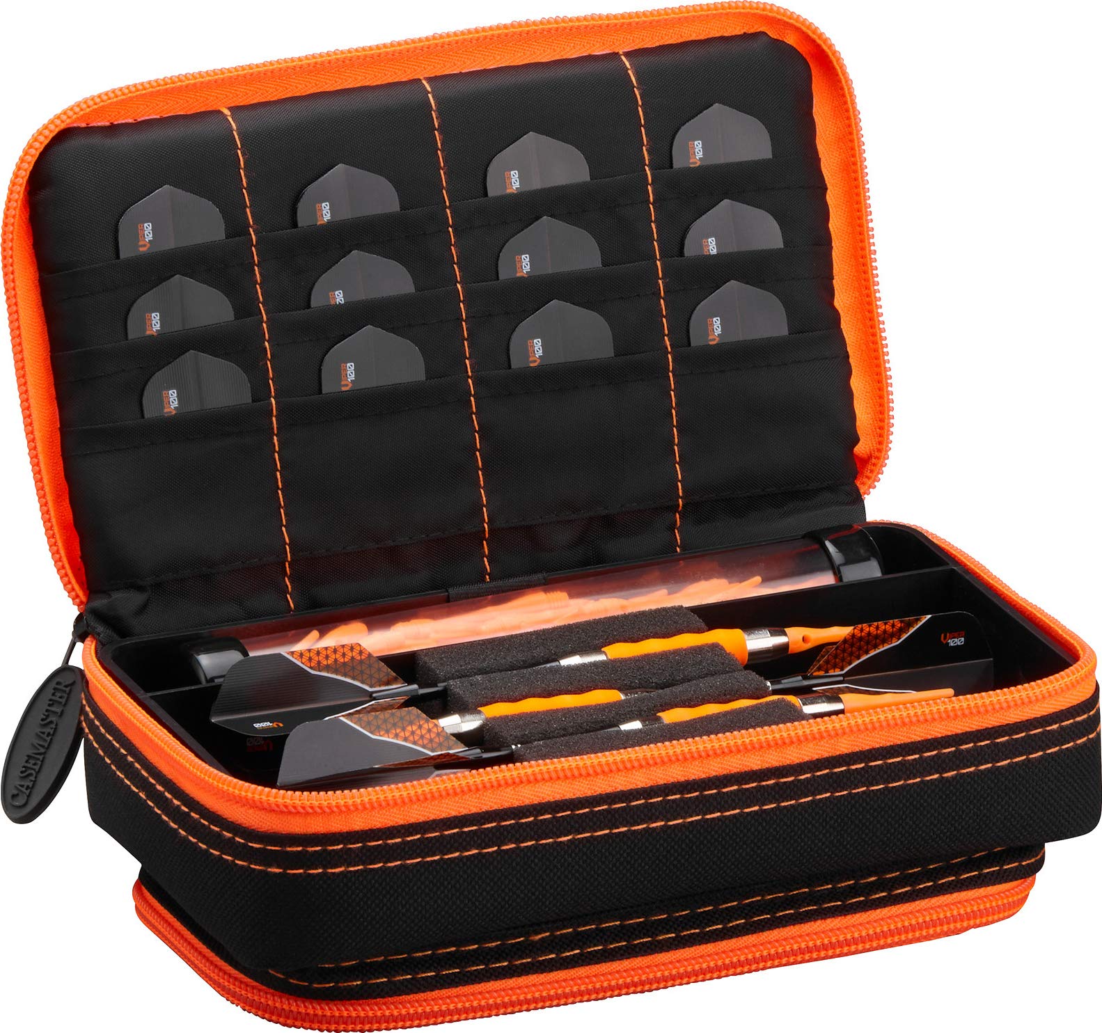 Capa Dart Casemaster Plazma Plus Preta Com Acabamento Em Laranja