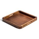 Tabuleiro De Servir Kalmar Home Acacia Wood Square 35x35x5cm