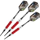 Dardos Viper Sure Grip Soft Tip 16 G, Níquel Vermelho, Banhado A Prata