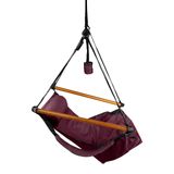 Cadeira De Ar Suspensa Hammaka Wooden Dowels Burgundy