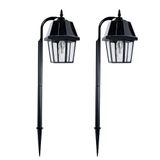 Luz Solar De Jardim Gama Sonic Shepherd Hook 21 Cm Preta