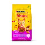 Ração Friskies Mix De Carne Para Gatos Adultos Castrados Sabor Carne, Peru, Fígado E Frango - 10,1 Kg