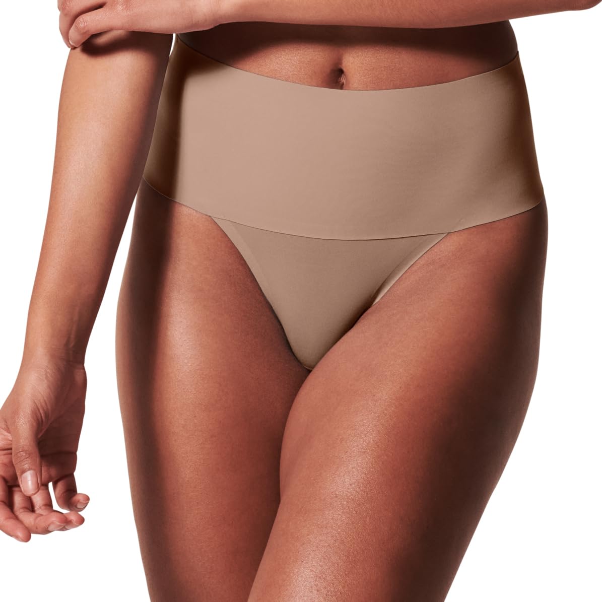 Tanga Shapewear Spanx Undie-tectable Para Mulher Cafe Au Lait S