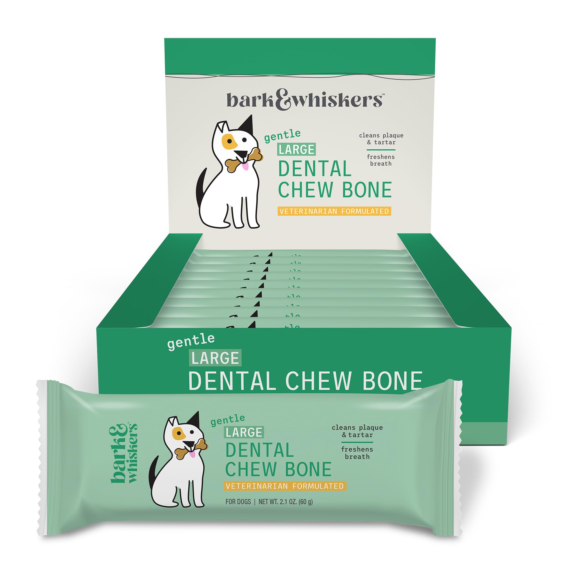 Dental Chew Bones Para Cães Dr. Mercola Large 12 Bones