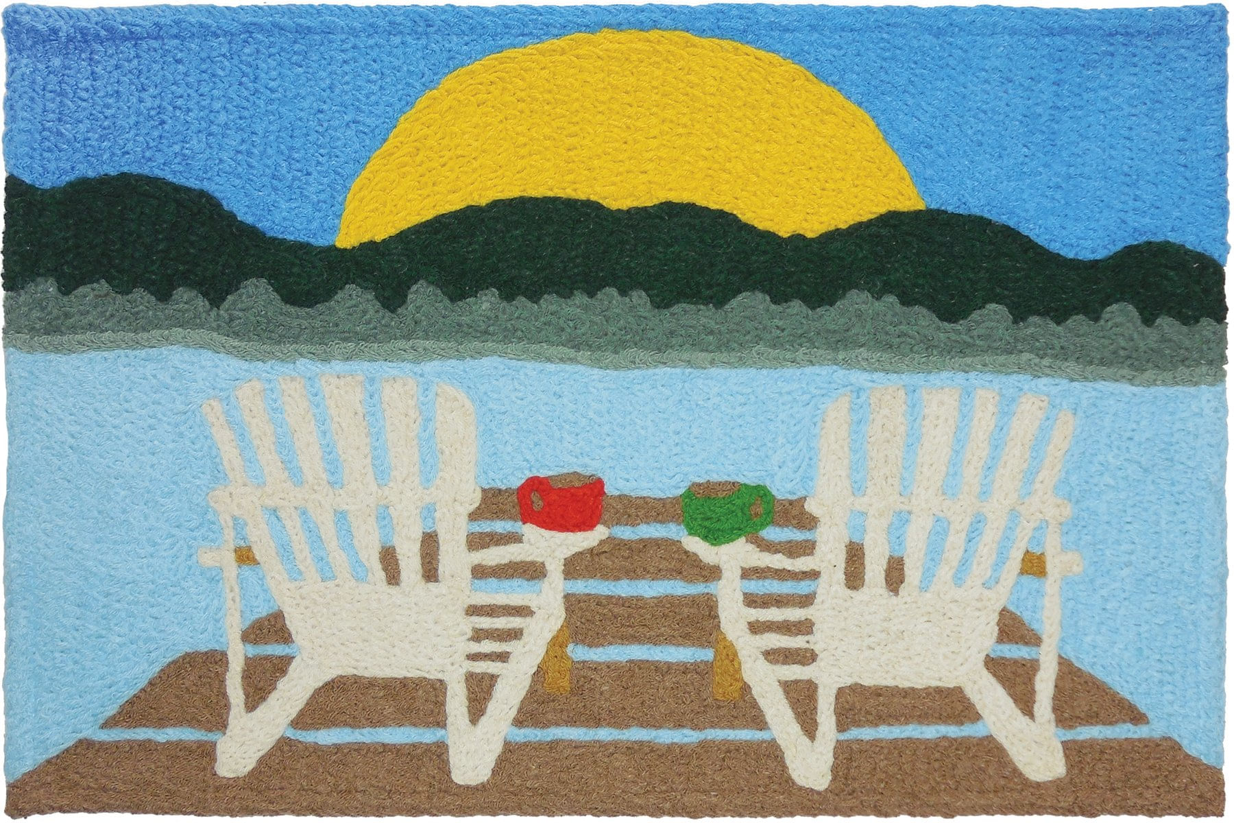 Tapete Jellybean Sunrise At The Lake 20x30cm Interno/externo
