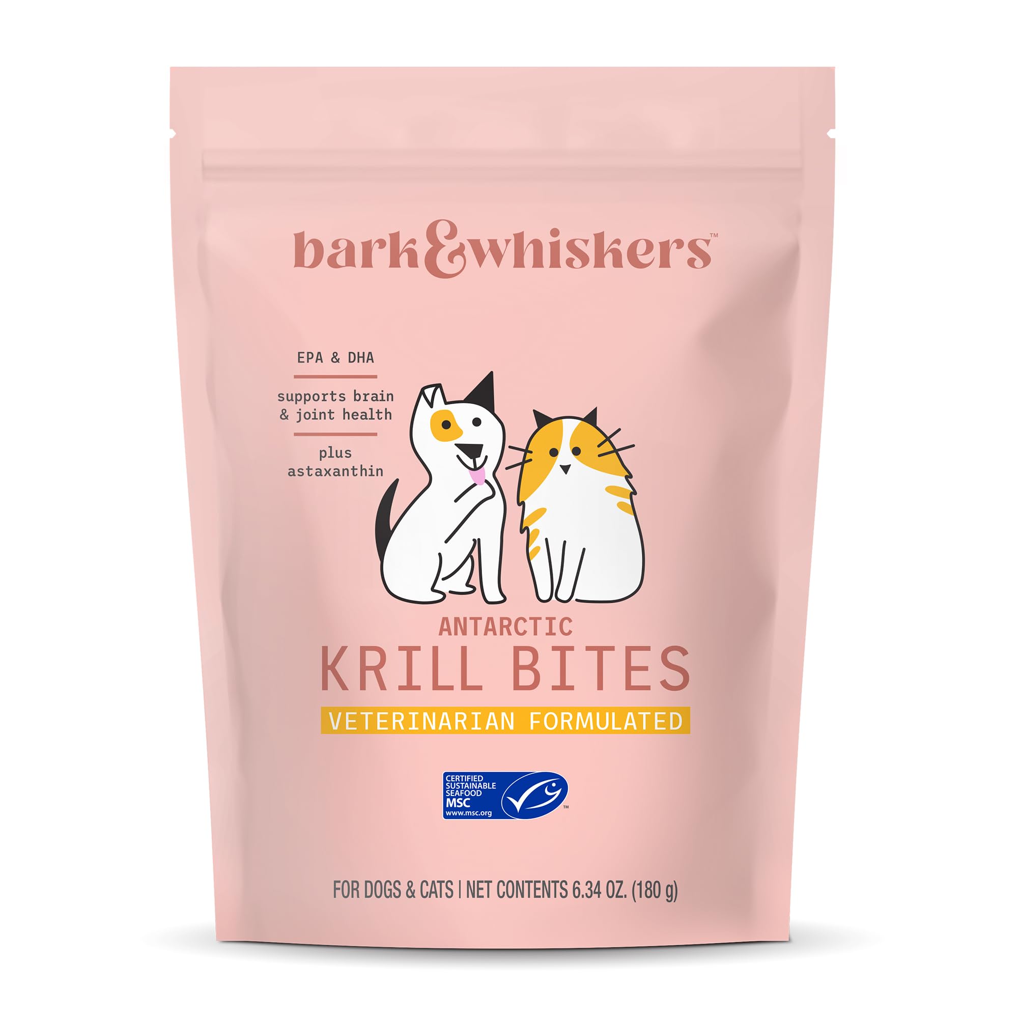 Petisco Para Animais De Estimação Dr. Mercola Bark &amp; Whiskers Antarctic Krill Bites