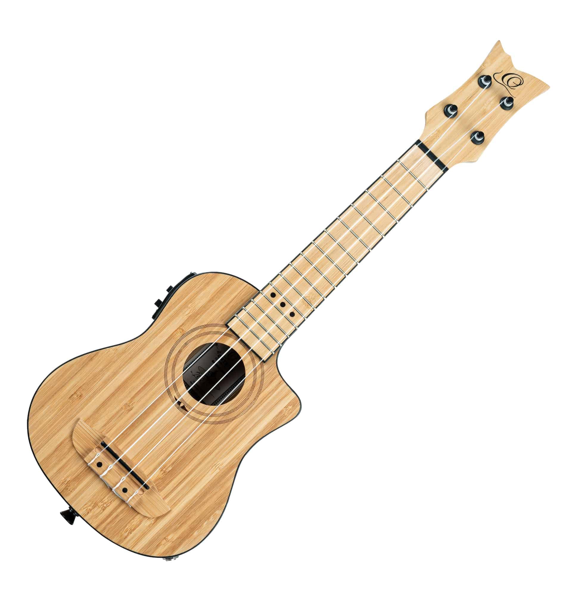 Ukulele Ortega Guitars Bamboo Series All Solid Soprano Com Bolsa
