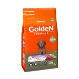 Ração Golden Fórmula Mini Bits Para Cães Filhotes De Porte Pequeno Sabor Carne E Arroz - 3 Kg