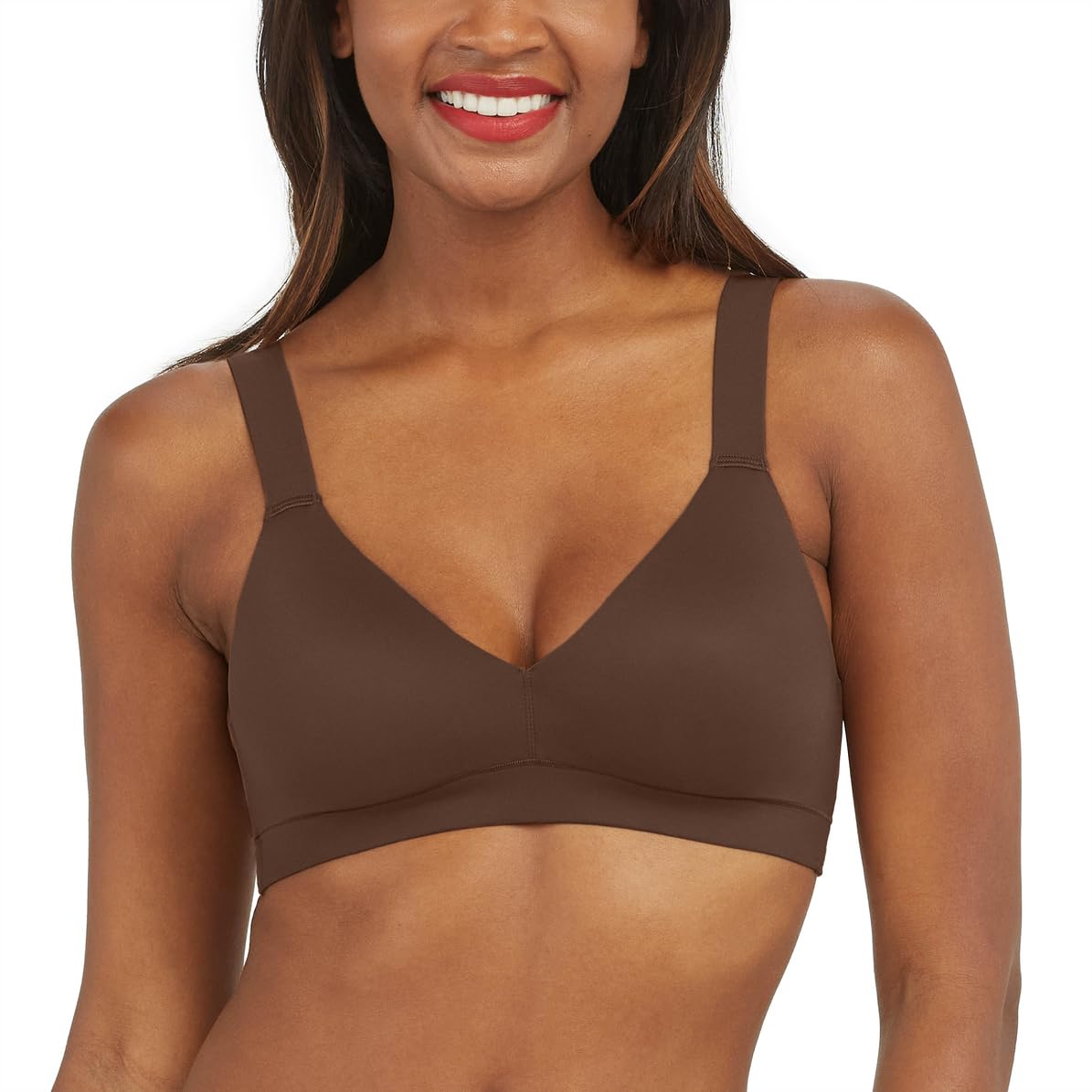 Bralette Spanx Sutiã! Marrom Castanho Levemente Forrado