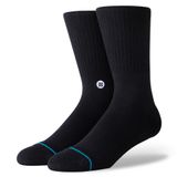 Crew Sock Stance Masculino Icon Crew Black Tamanho L
