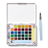 Conjunto De Aquarela Sakura Koi Pocket Field Sketch 30 Cores