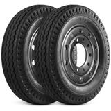 Kt 2 Pneu Pirelli 7.50-16 116/114l 10pr Liso Rodoviário At52