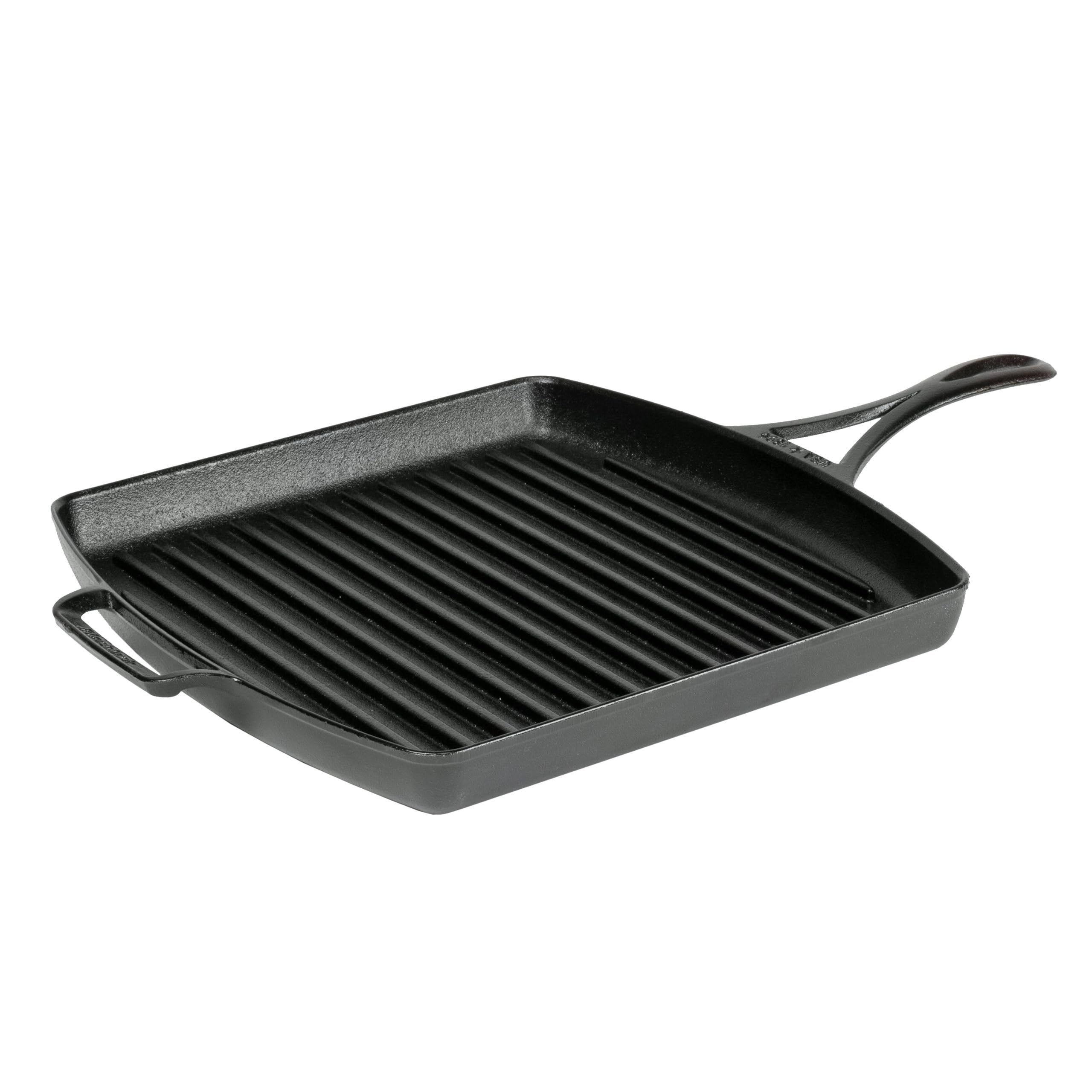 Ferro Fundido Triplo Temperado Grill Pan Lodge Blacklock De 12 Polegadas