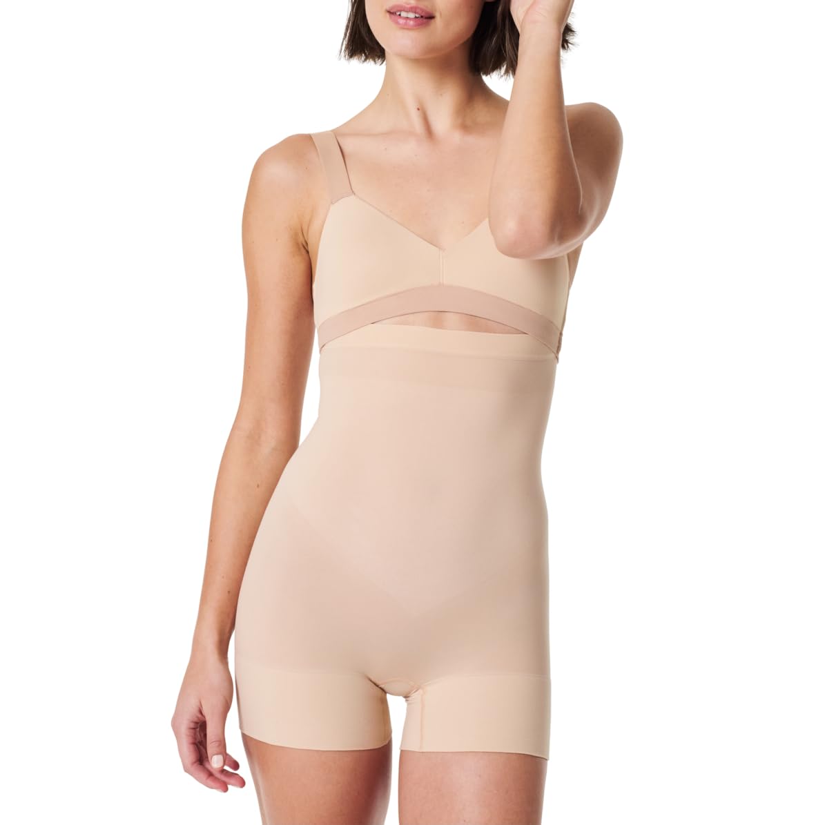 Shorty De Cintura Alta Shapewear Spanx Sculpt Seamless Power