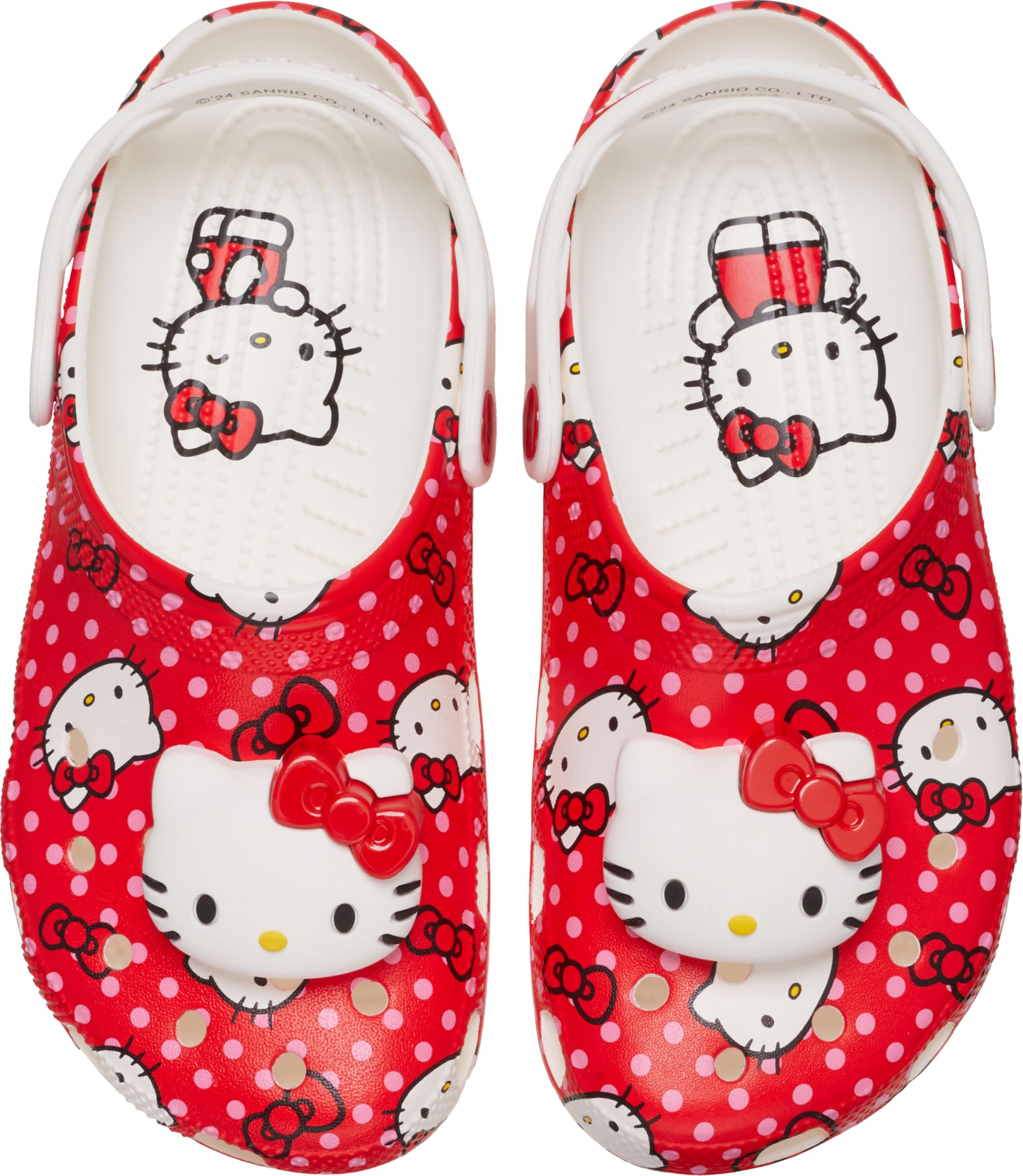 Tamancos Crocs Sanrio Hello Kitty &amp; Friends Classic Kitty &amp; Friends Vermelhos