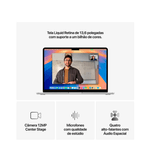 Apple Macbook Air Chip M4 16gb Ram 256gb Ssd 13 Polegadas 10cpu/8gpu 2025 Meia-noite